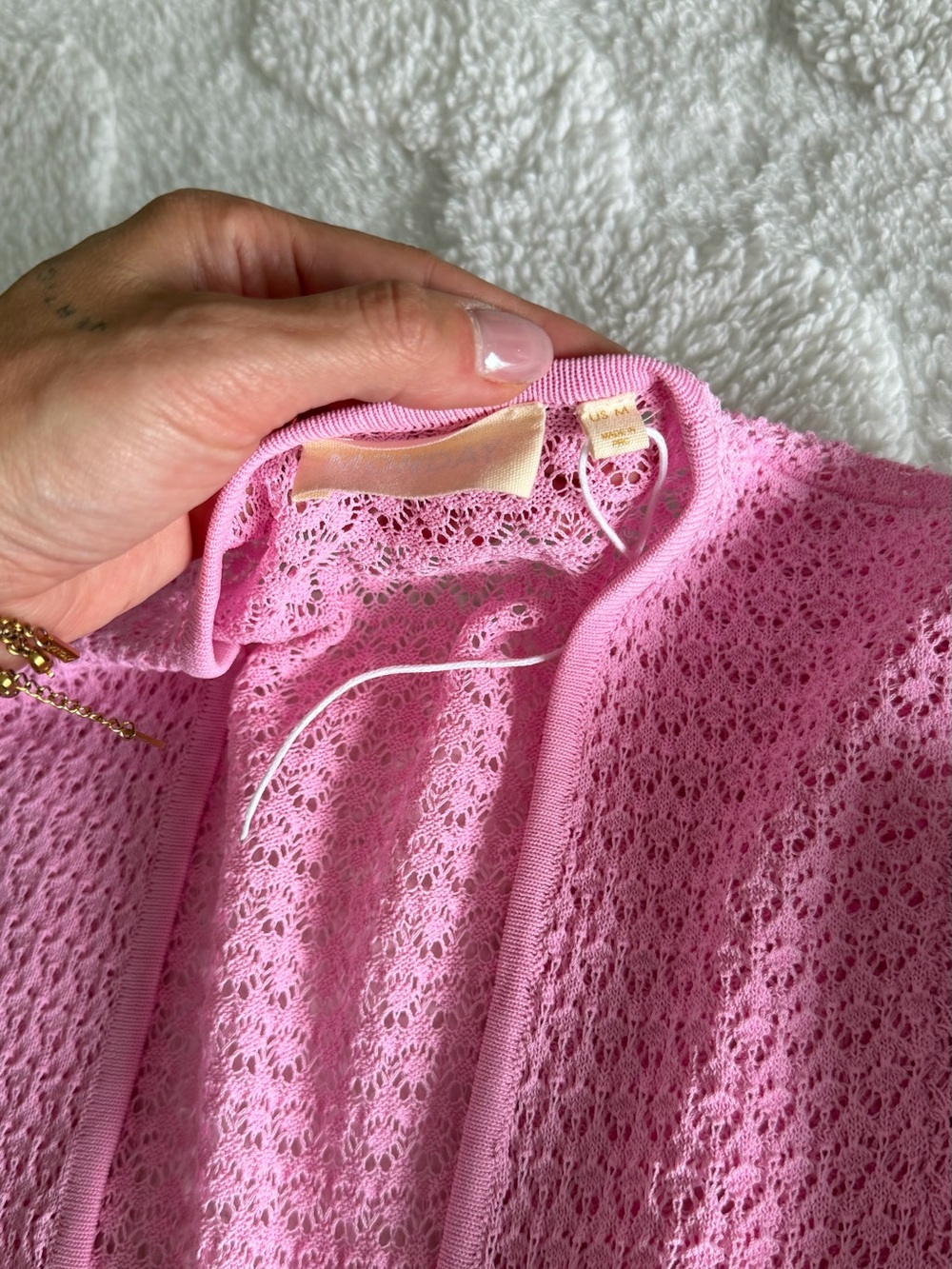 Montego dress Monday swimPink Knit Long Sleeve Maxi Dress with Front Ring Detail - Picture 3 of 3